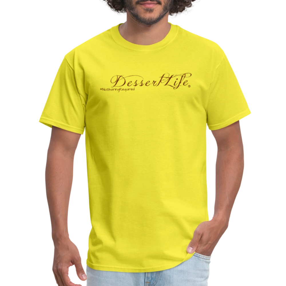 DessertLife #NoSharingRequired T-Shirt - yellow
