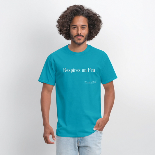 Respirez un Peu T-Shirt - turquoise