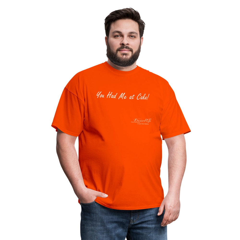 You Had Me at Cake Unisex Classic T-Shirt - orange