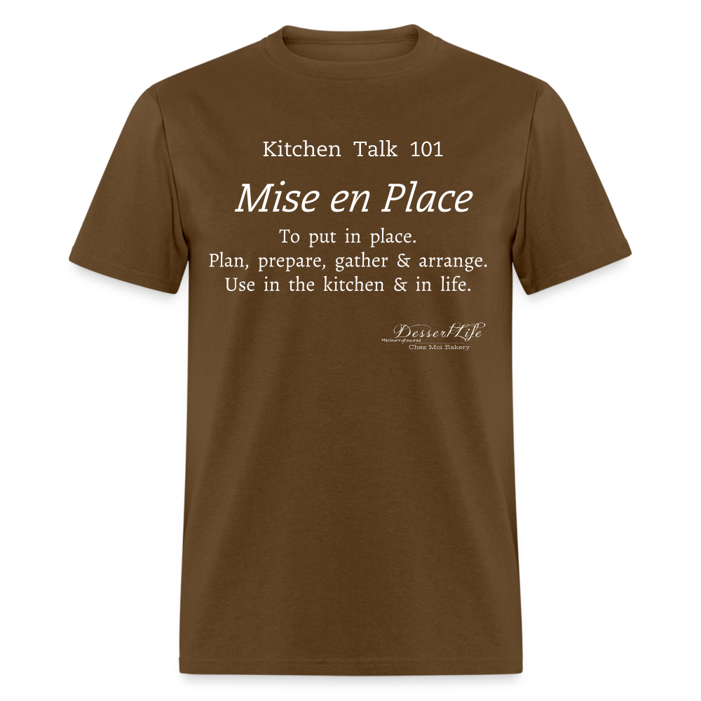 Mise en Place T-Shirt - brown