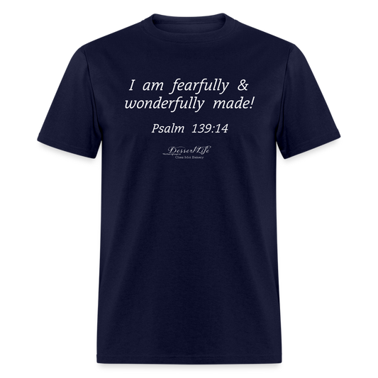 Fearfully & Wonderfully Made Unisex Classic T-Shirt - navy