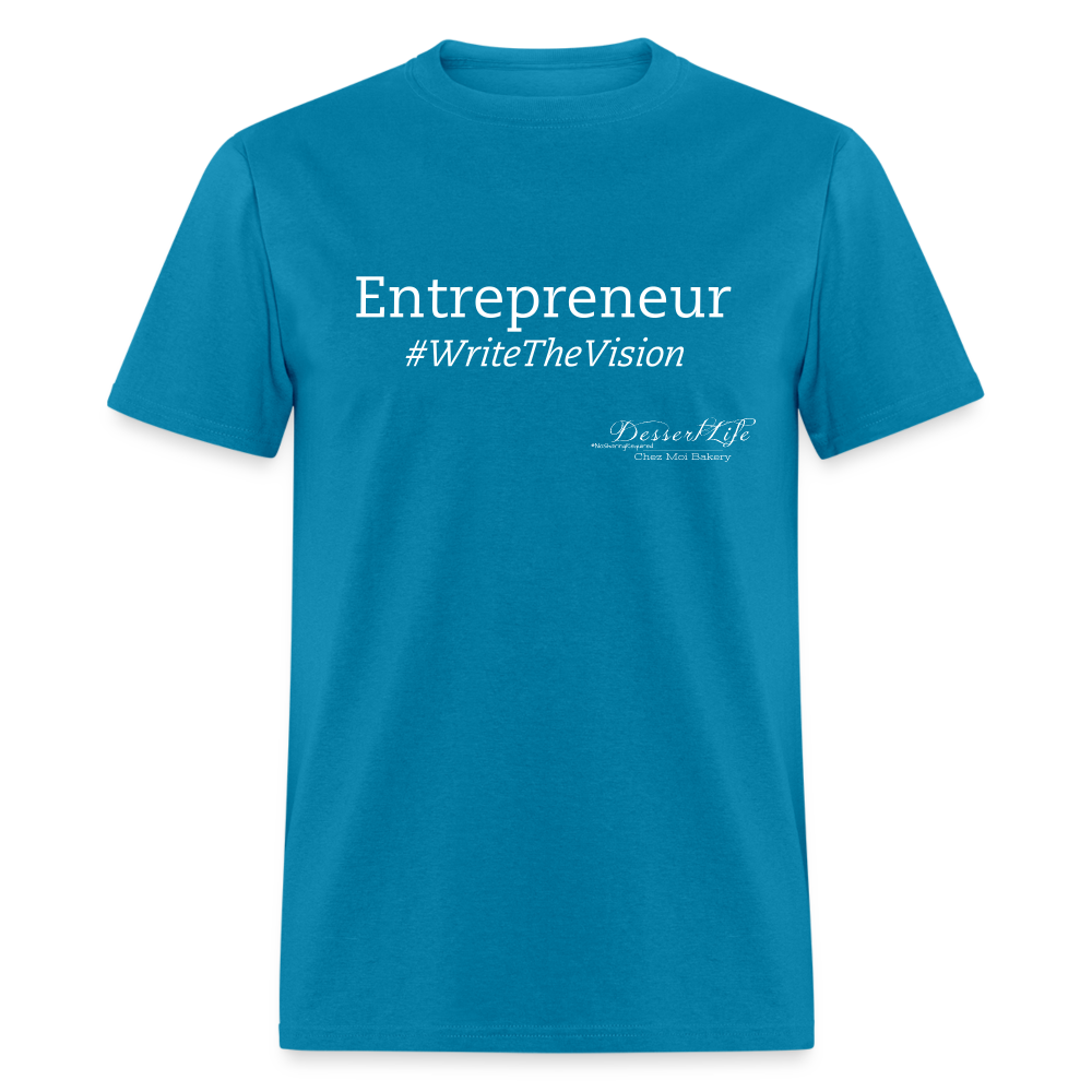 Entrepreneur #WriteTheVison T-Shirt - turquoise