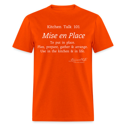 Mise en Place T-Shirt - orange