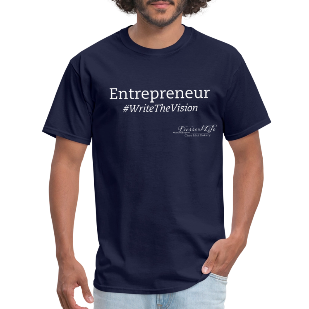 Entrepreneur #WriteTheVison T-Shirt - navy