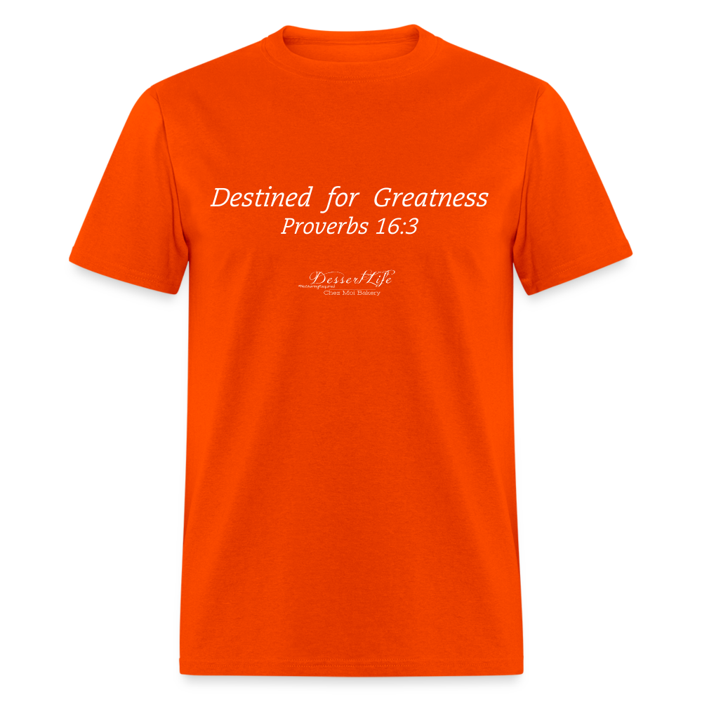 Destined for Greatness Unisex Classic T-Shirt - orange
