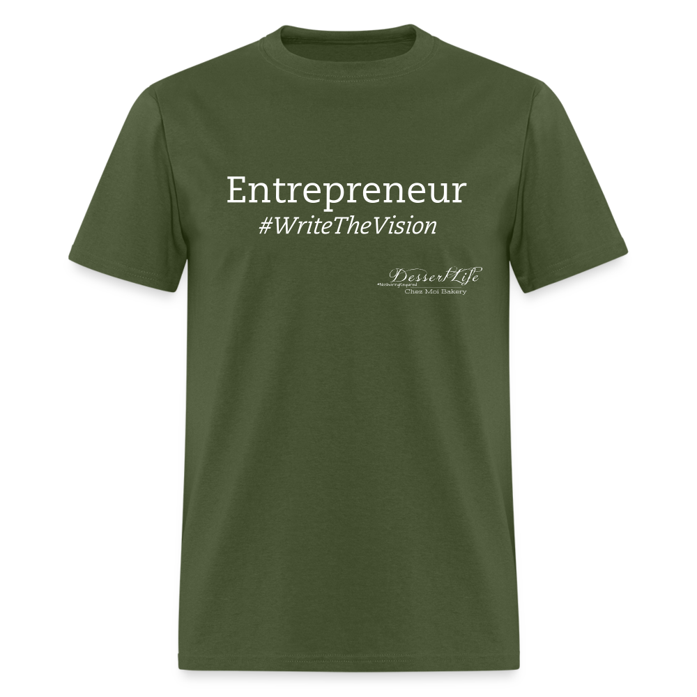 Entrepreneur #WriteTheVison T-Shirt - military green