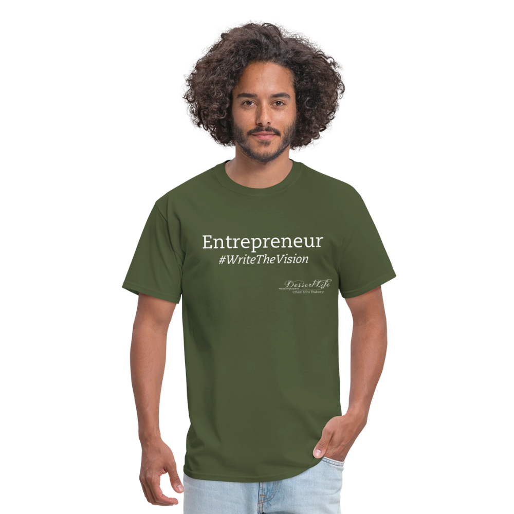 Entrepreneur #WriteTheVison T-Shirt - military green