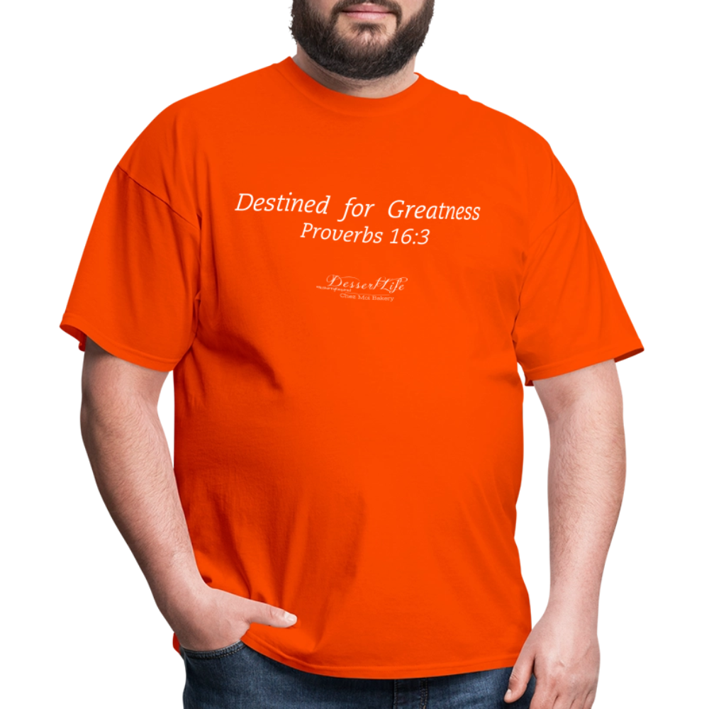 Destined for Greatness Unisex Classic T-Shirt - orange