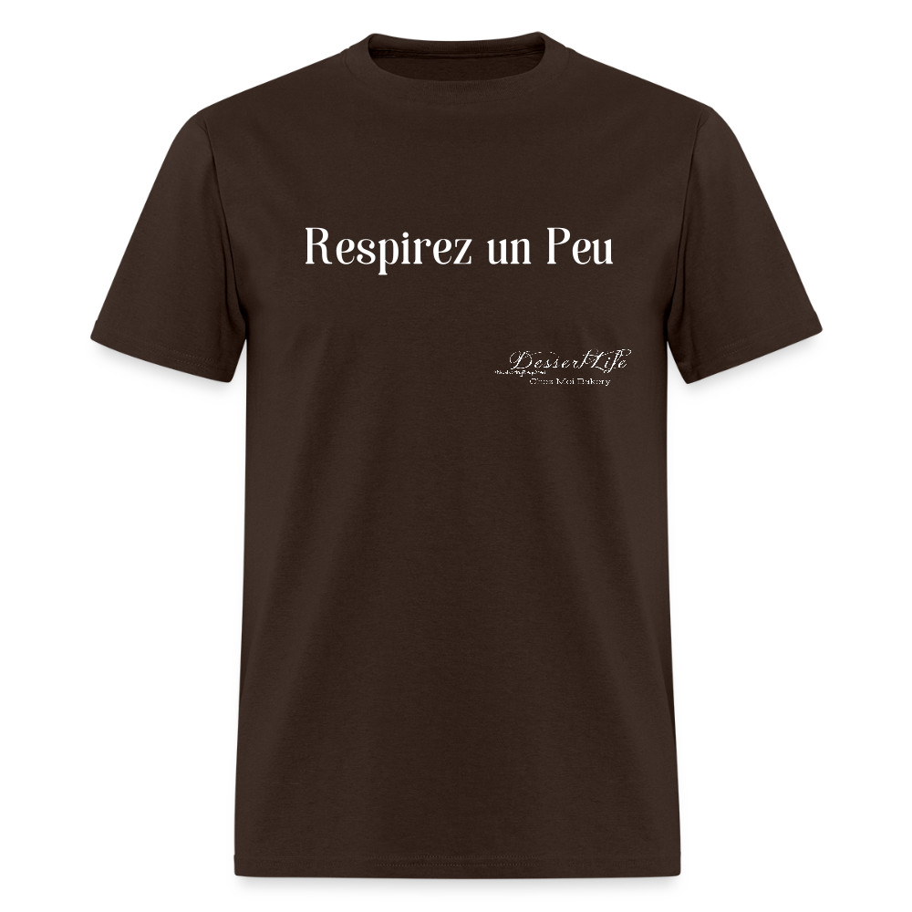Respirez un Peu T-Shirt - brown