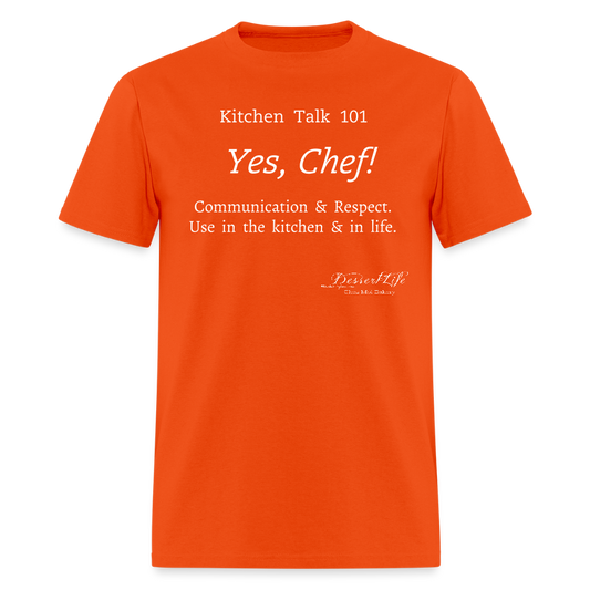 Yes, Chef! Classic T-Shirt - orange