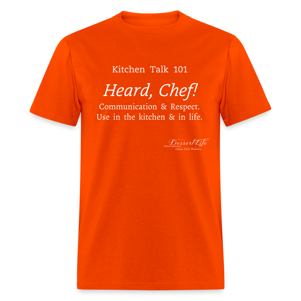 Heard, Chef! Classic T-Shirt - orange
