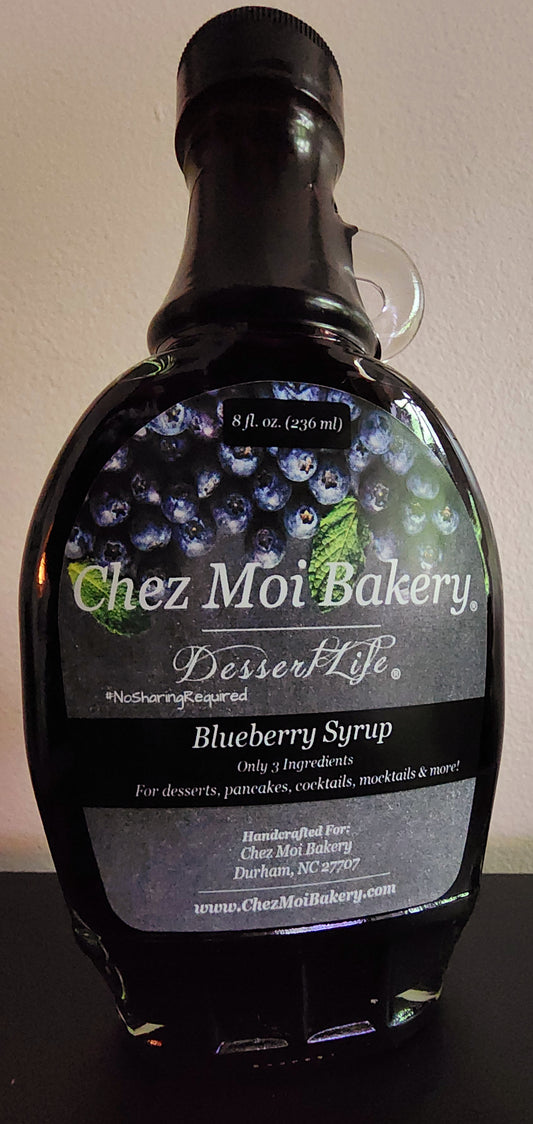 Chez Moi Bakery Blueberry Syrup