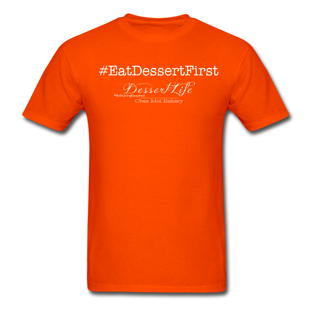 #EatDessertFirst T-Shirt - orange