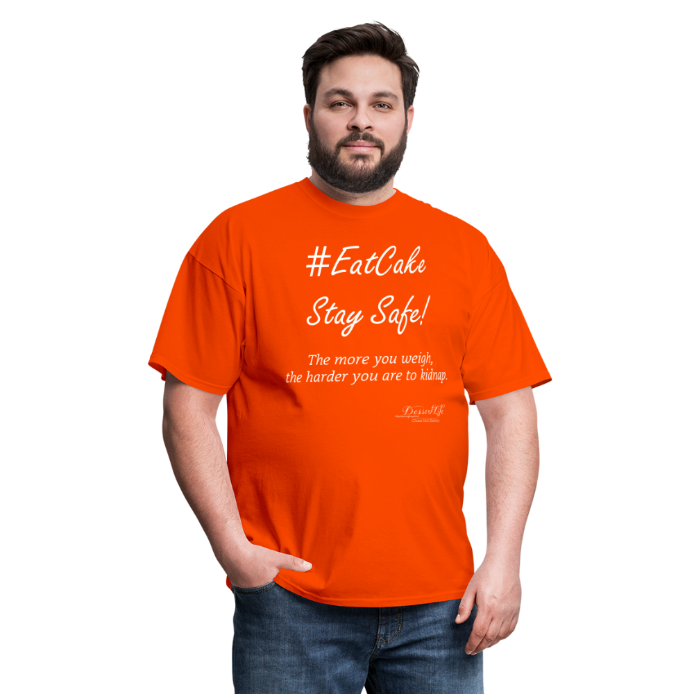 #EatCake Stay Safe! T-Shirt - orange