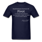 Small Business 101: Pivot T-Shirt - navy