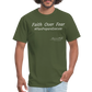 Faith Over Fear T-Shirt - military green