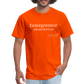 Entrepreneur #WriteTheVison T-Shirt - orange