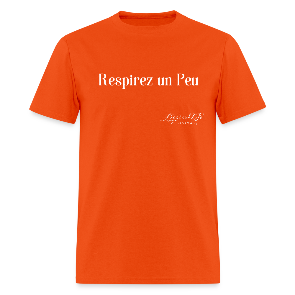 Respirez un Peu T-Shirt - orange