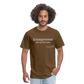 Entrepreneur #WriteTheVison T-Shirt - brown