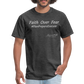 Faith Over Fear T-Shirt - heather black