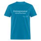 Entrepreneur #WriteTheVison T-Shirt - turquoise