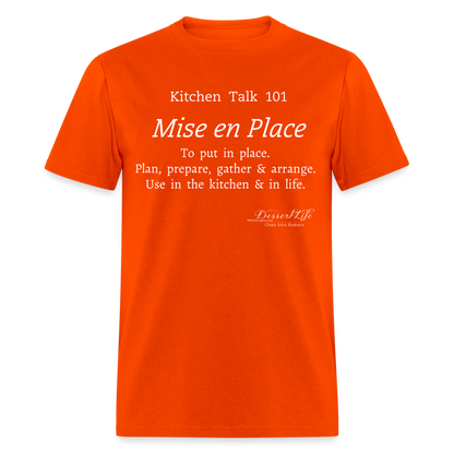 Mise en Place T-Shirt - orange