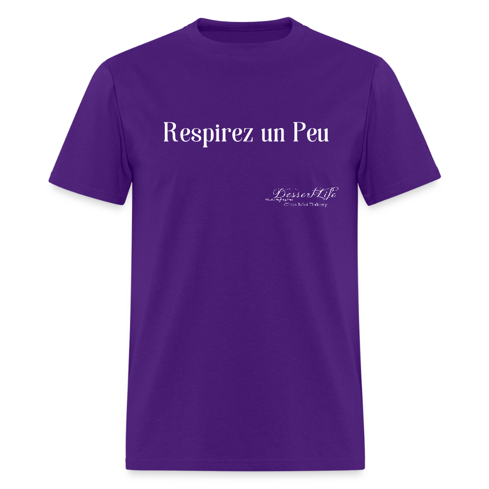 Respirez un Peu T-Shirt - purple
