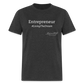Entrepreneur #LivingTheDream T-Shirt - heather black