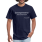 Entrepreneur #WriteTheVison T-Shirt - navy