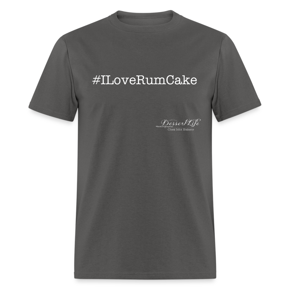 #ILoveRumCake T-Shirt - charcoal