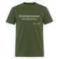 Entrepreneur #WriteTheVison T-Shirt - military green