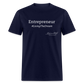 Entrepreneur #LivingTheDream T-Shirt - navy