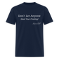 Don't Let Anyone Steal Your Frosting T-Shirt - navy