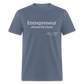 Entrepreneur #WriteTheVison T-Shirt - denim
