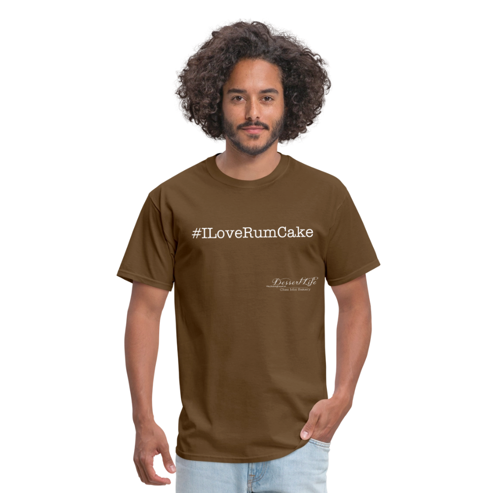 #ILoveRumCake T-Shirt - brown