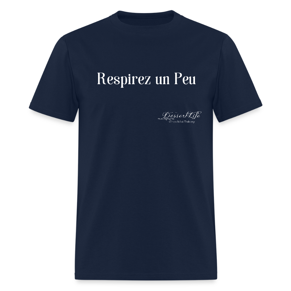 Respirez un Peu T-Shirt - navy