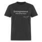 Entrepreneur #WriteTheVison T-Shirt - heather black