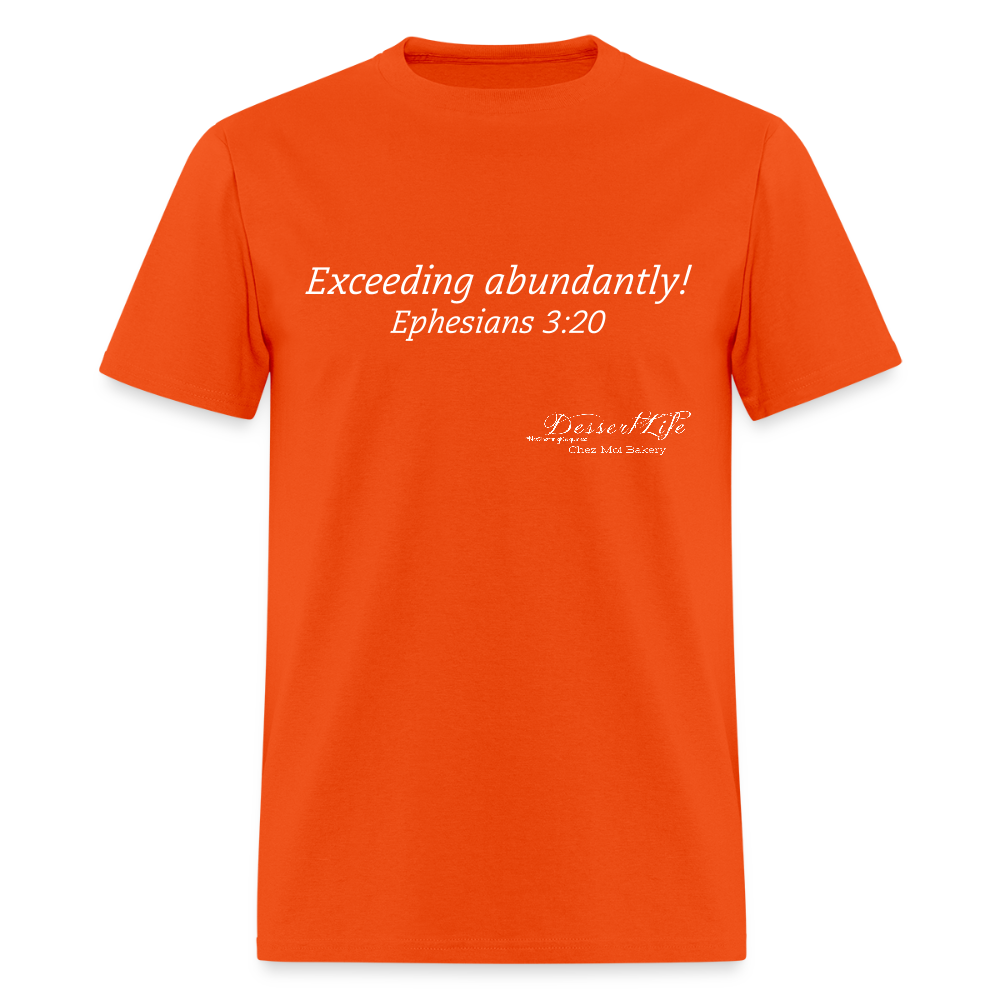 Exceeding Abundantly...!!! - orange