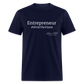 Entrepreneur #WriteTheVison T-Shirt - navy