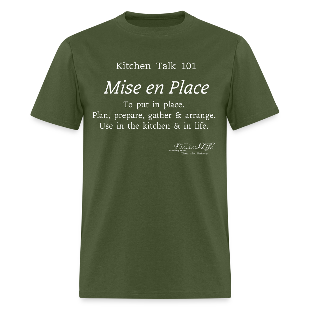 Mise en Place T-Shirt - military green