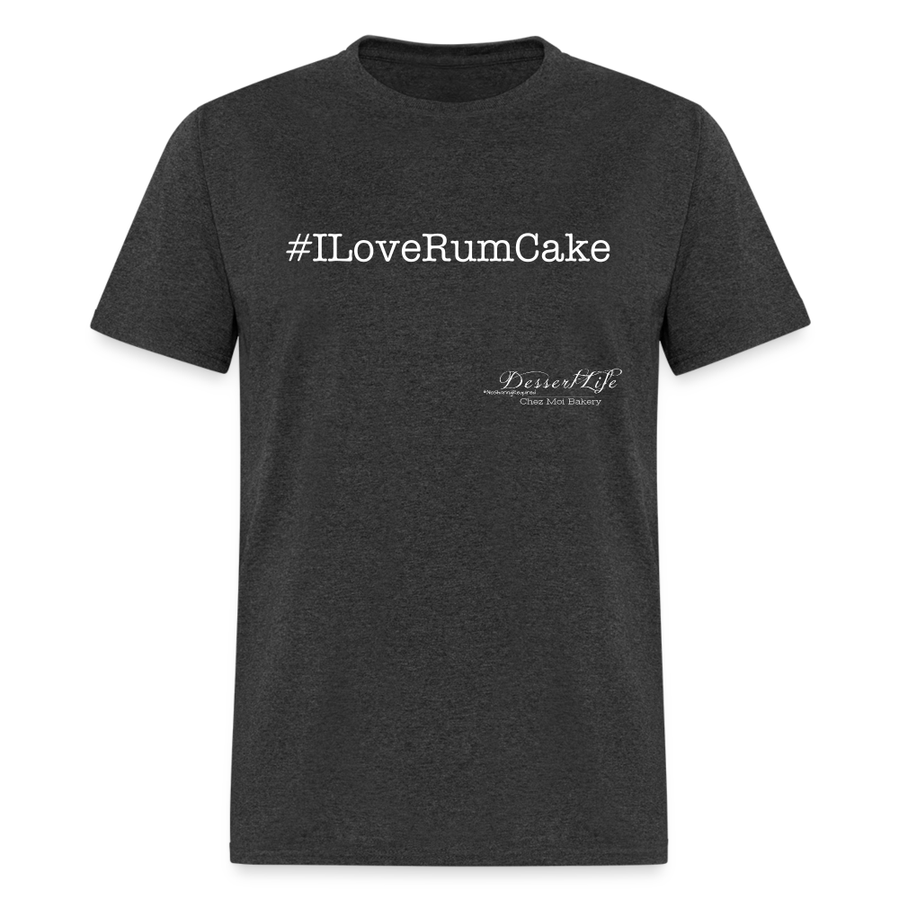 #ILoveRumCake T-Shirt - heather black
