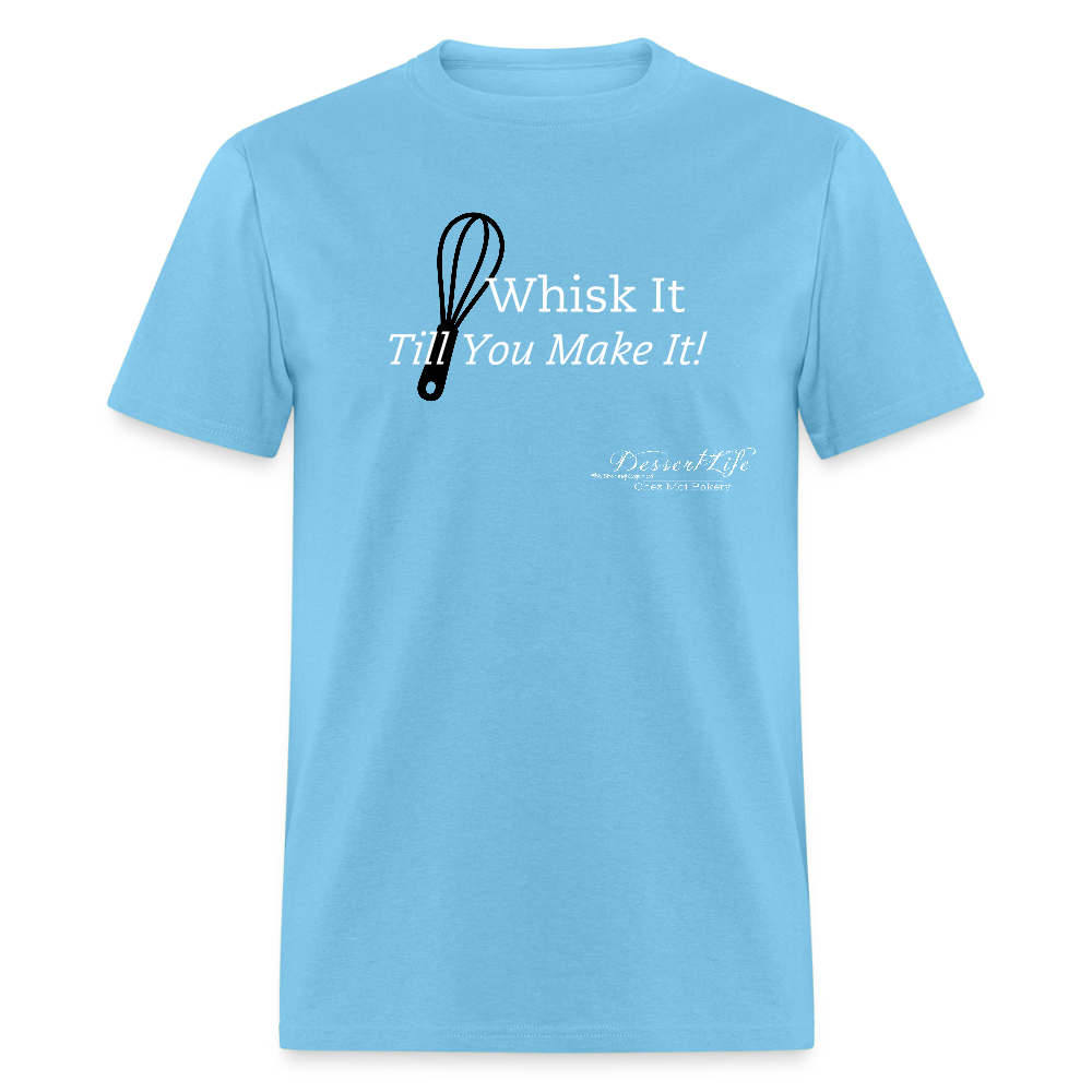 Whisk It Till You Make It T-Shirt - aquatic blue