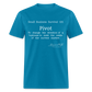 Small Business 101: Pivot T-Shirt - turquoise