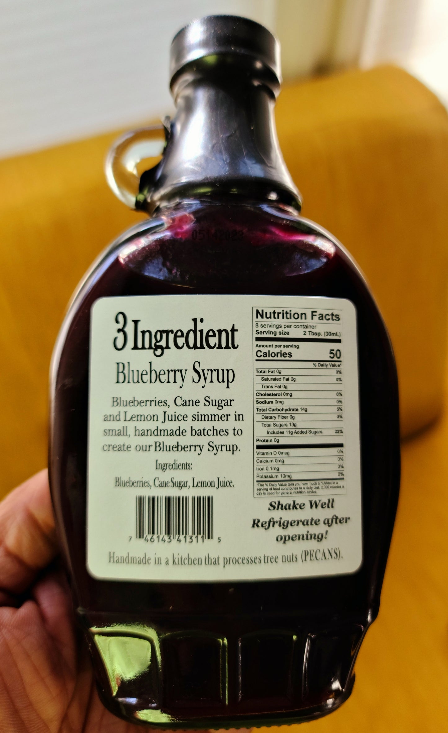 Blueberry Syrup - Just Grab a Spoon by Chez Moi Bakery