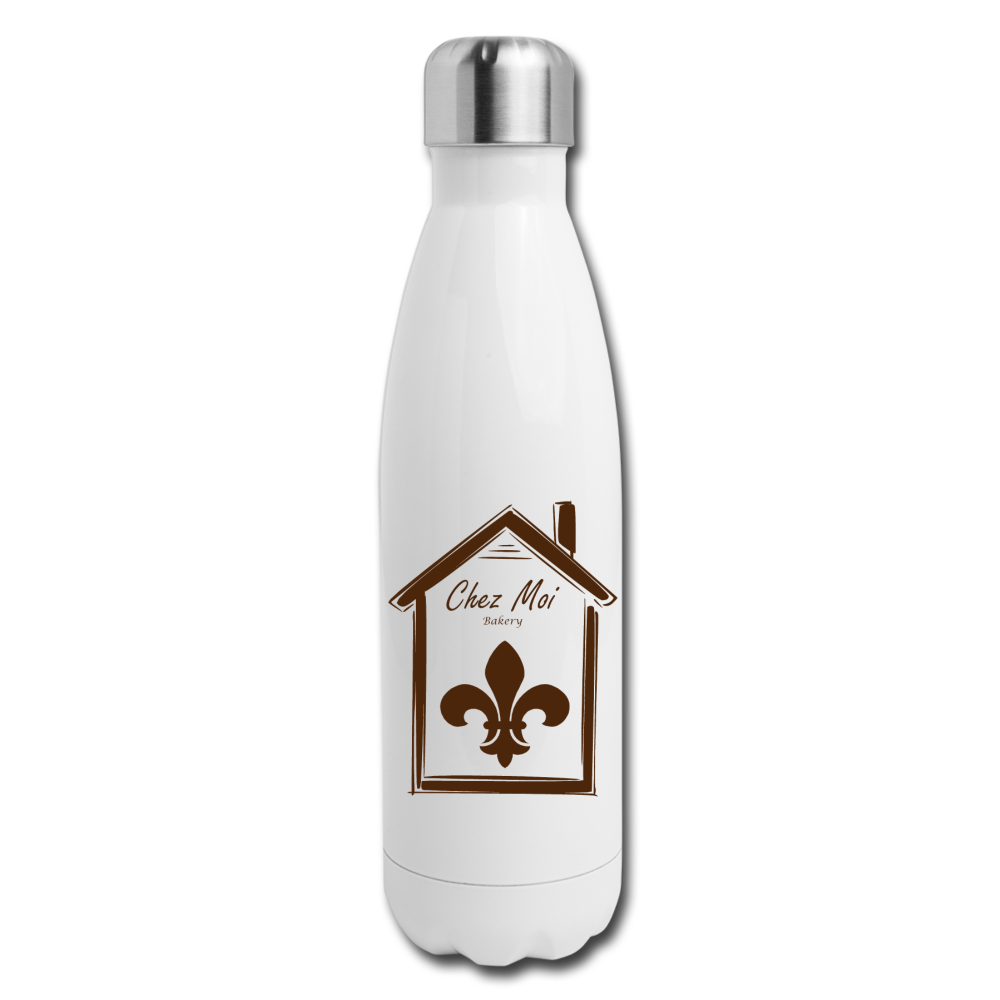 DessertLife Insulated Stainless Steel Water Bottle - white