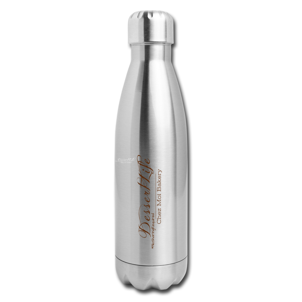 DessertLife Insulated Stainless Steel Water Bottle - silver