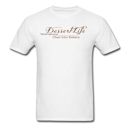 DessertLife #NoSharingRequired T-Shirt - white