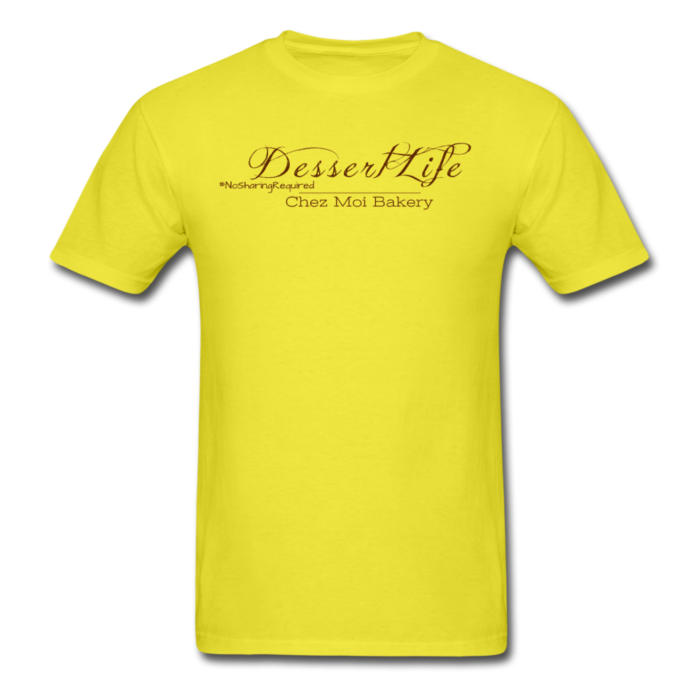 DessertLife #NoSharingRequired T-Shirt - yellow