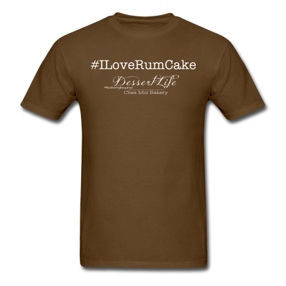 #ILoveRumCake T-Shirt - brown