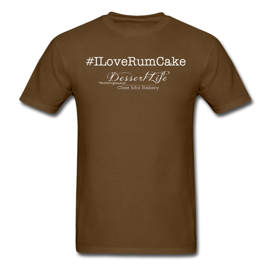 #ILoveRumCake T-Shirt - brown